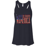 i'm American t shirt B8800 Bella + Canvas Flowy Racerback Tank