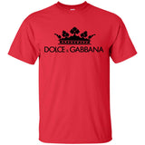 Dolce & Gabbana Crown D&G Logo Ringer Tee G200 Gildan Ultra Cotton T-Shirt