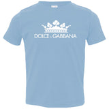 Dolce & Gabbana Black Crown Tee 3321 Rabbit Skins Toddler Jersey T-Shirt