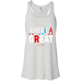 Keep American great 2020 B8800 Bella + Canvas Flowy Racerback Tank
