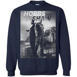 Hobbs & Shaw T-Shirt 2019 HOT Fast & Furious Presents Summer Men's Black S-5XL G180 Gildan Crewneck Pullover Sweatshirt  8 oz.