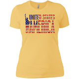 i'm American t shirt NL3900 Next Level Ladies' Boyfriend T-Shirt