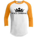 Dolce & Gabbana Crown D&G Logo Ringer Tee T200 Sport-Tek Sporty T-Shirt