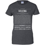Selena  Classic Name Print t shirt G200L Gildan Ladies' 100% Cotton T-Shirt