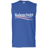Balenciaga, Logo cotton T-shirt, Women, Black G270 Gildan Men's Ultra Cotton Sleeveless T-Shirt