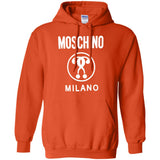 Moschino Kids - logo print T-shirt - kids - Cotton G185 Gildan Pullover Hoodie 8 oz.