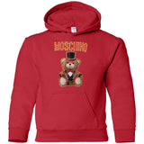 Moschino Circus Bear T-shirt Black - Black G185B Gildan Youth Pullover Hoodie