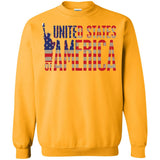 i'm American t shirt G180 Gildan Crewneck Pullover Sweatshirt  8 oz.
