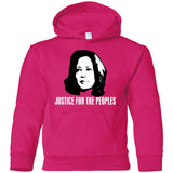 Kamala Harris Justice for the peoples t shirt G185B Gildan Youth Pullover Hoodie