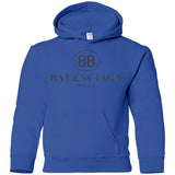 Balenciaga - Logo-print Cotton-jersey T-Shirt - White G185B Gildan Youth Pullover Hoodie
