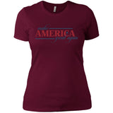 Make america great again NL3900 Next Level Ladies' Boyfriend T-Shirt