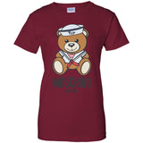 Moschino Man Azure T-Shirt Cotton G200L Gildan Ladies' 100% Cotton T-Shirt