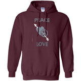 Love Moschino Man Black T-Shirt Cotton, Elastane G185 Gildan Pullover Hoodie 8 oz.
