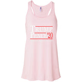 Trump pense keep America great 2020 B8800 Bella + Canvas Flowy Racerback Tank