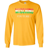 Moschino - Couture logo T-shirt - men - Cotton - 50 - Black G240 Gildan LS Ultra Cotton T-Shirt