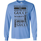 Gucci logomania print gucci men's t shirt G240 Gildan LS Ultra Cotton T-Shirt