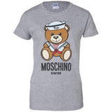 Moschino Man Azure T-Shirt Cotton G200L Gildan Ladies' 100% Cotton T-Shirt