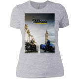 FAST AND FURIOUS 9 HOBBS AND SHAW movie poster t shirt NL3900 Next Level Ladies' Boyfriend T-Shirt