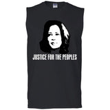 Kamala Harris Justice for the peoples t shirt G270 Gildan Men's Ultra Cotton Sleeveless T-Shirt