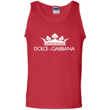 Dolce & Gabbana Black Crown Tee G220 Gildan 100% Cotton Tank Top