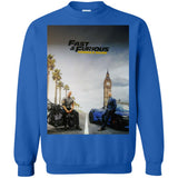 FAST AND FURIOUS 9 HOBBS AND SHAW movie poster t shirt G180 Gildan Crewneck Pullover Sweatshirt  8 oz.