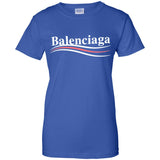 Balenciaga, Logo cotton T-shirt, Women, Black G200L Gildan Ladies' 100% Cotton T-Shirt