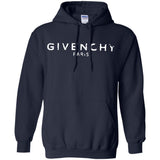 Givenchy Men's Destroyed Logo Graphic T-Shirt, Black, Men's G185 Gildan Pullover Hoodie 8 oz.