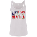 i'm American t shirt 6488 Bella + Canvas Ladies' Relaxed Jersey Tank