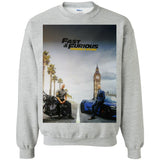 FAST AND FURIOUS 9 HOBBS AND SHAW movie poster t shirt G180 Gildan Crewneck Pullover Sweatshirt  8 oz.