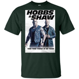 Hobbs & Shaw T-Shirt 2019 Movie HOT Fast&Furious Presents MEN-WOMEN Black-White G200B Gildan Youth Ultra Cotton T-Shirt
