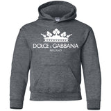 Dolce & Gabbana Men's Oversized Logo T-Shirt G185B Gildan Youth Pullover Hoodie
