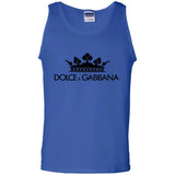 Dolce & Gabbana Crown D&G Logo Ringer Tee G220 Gildan 100% Cotton Tank Top