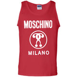 Moschino Kids - logo print T-shirt - kids - Cotton G220 Gildan 100% Cotton Tank Top