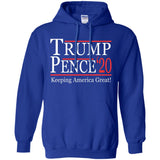 Trump pense keep America great 2020 G185 Gildan Pullover Hoodie 8 oz.