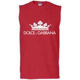 Dolce & Gabbana Black Crown Tee G270 Gildan Men's Ultra Cotton Sleeveless T-Shirt