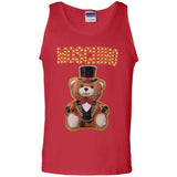 Moschino Circus Bear T-shirt Black - Black G220 Gildan 100% Cotton Tank Top