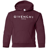 Givenchy Men's Destroyed Logo Graphic T-Shirt, Black, Men's G185B Gildan Youth Pullover Hoodie