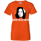 Kamala Harris Justice for the peoples t shirt G200L Gildan Ladies' 100% Cotton T-Shirt