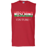 Moschino - Couture logo T-shirt - men - Cotton - 50 - Black G270 Gildan Men's Ultra Cotton Sleeveless T-Shirt
