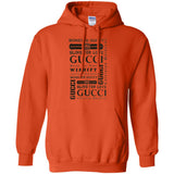 Gucci logomania print gucci men's t shirt G185 Gildan Pullover Hoodie 8 oz.