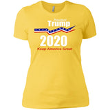 President Trump keep America great 2020 NL3900 Next Level Ladies' Boyfriend T-Shirt