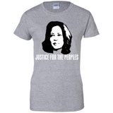 Kamala Harris Justice for the peoples t shirt G200L Gildan Ladies' 100% Cotton T-Shirt
