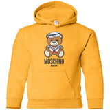 Moschino Man Azure T-Shirt Cotton G185B Gildan Youth Pullover Hoodie