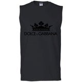Dolce & Gabbana Crown D&G Logo Ringer Tee G270 Gildan Men's Ultra Cotton Sleeveless T-Shirt