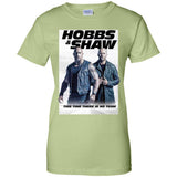 Hobbs & Shaw T-Shirt 2019 Movie HOT Fast&Furious Presents MEN-WOMEN Black-White G200L Gildan Ladies' 100% Cotton T-Shirt