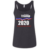 President Trump keep America great 2020 6488 Bella + Canvas Ladies' Relaxed Jersey Tank