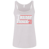 Trump pense keep America great 2020 6488 Bella + Canvas Ladies' Relaxed Jersey Tank
