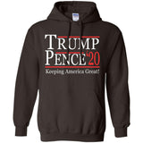 Trump pense keep America great 2020 G185 Gildan Pullover Hoodie 8 oz.