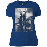 Hobbs & Shaw T-Shirt 2019 HOT Fast & Furious Presents Summer Men's Black S-5XL NL3900 Next Level Ladies' Boyfriend T-Shirt