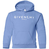 Givenchy Men's Destroyed Logo Graphic T-Shirt, Black, Men's G185B Gildan Youth Pullover Hoodie